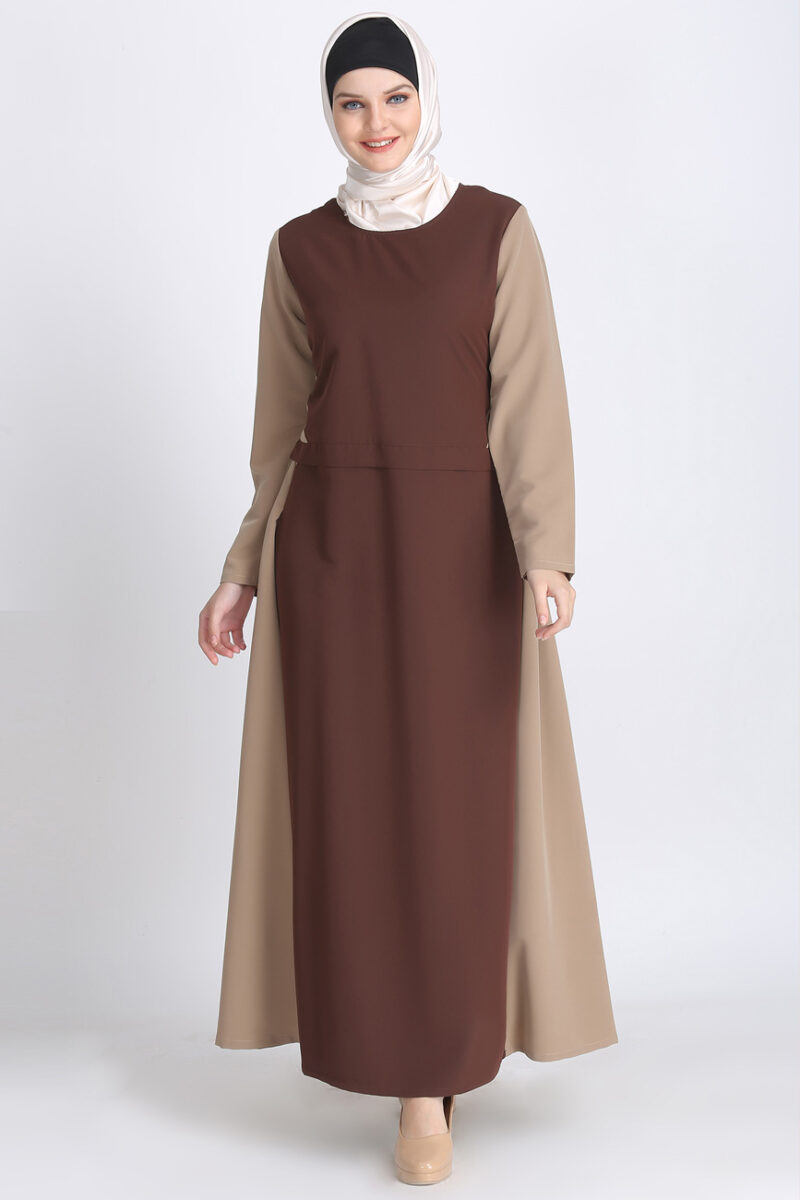 Arabic Comfort Brown Sand Abaya
