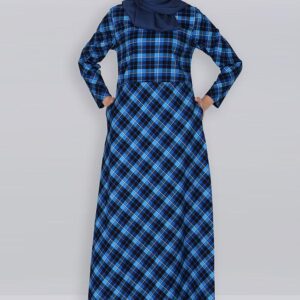 blue-cotton-checkered-everyday-abaya