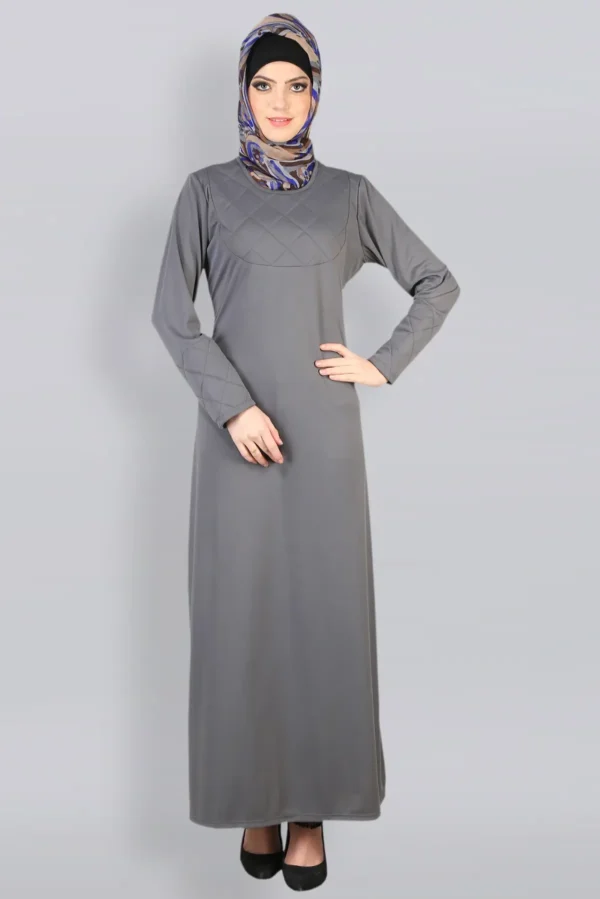 Round Foam Knit Abaya
