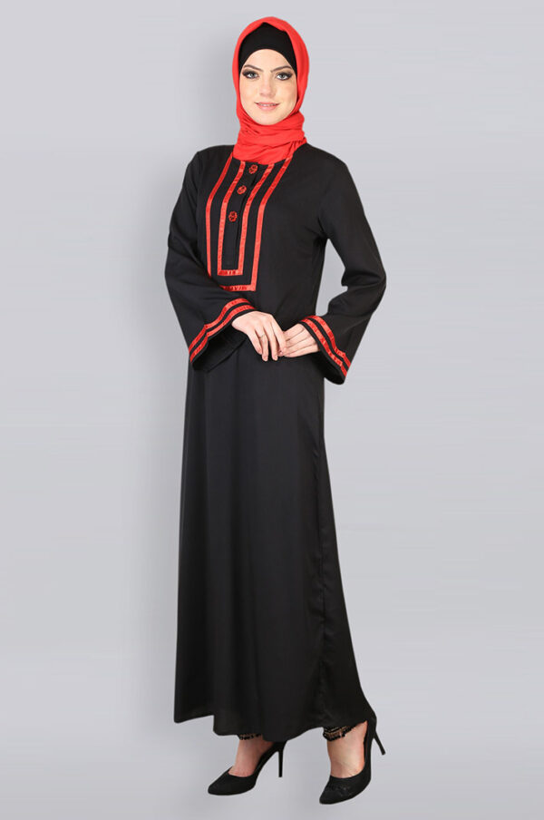 bell-shaped-parallel-black-abaya-dress