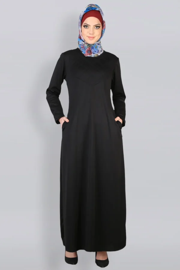 DIAMOND FOAM KNIT ABAYA
