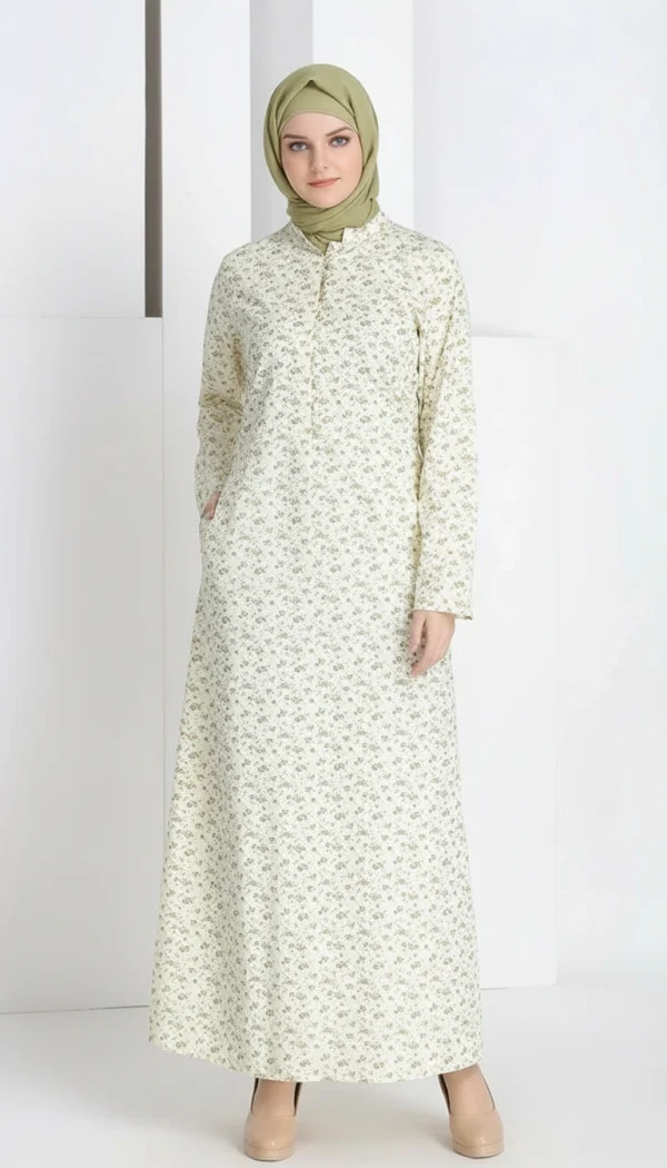 Aaminah Cotton Print Abaya
