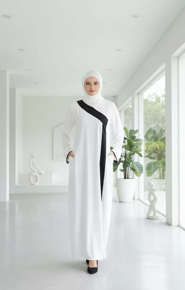 Aara Daily Abaya White