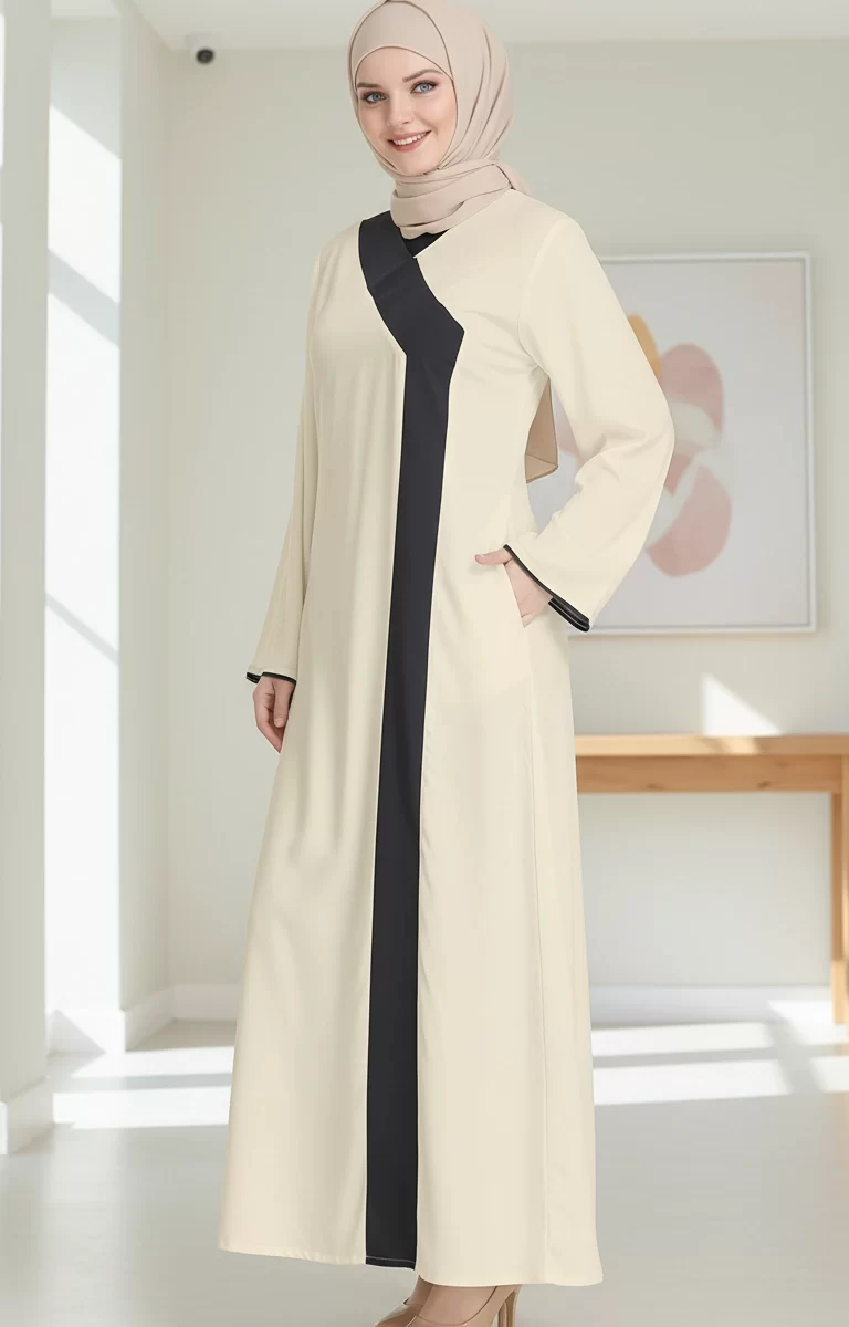 Aara Daily Abaya Yellow-Black