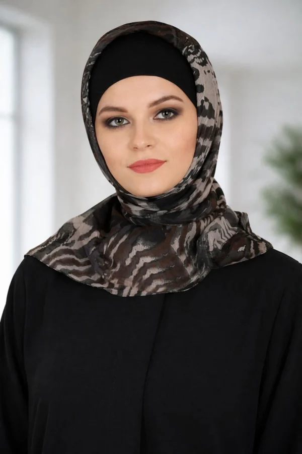 Black Panther Chiffon Hijab