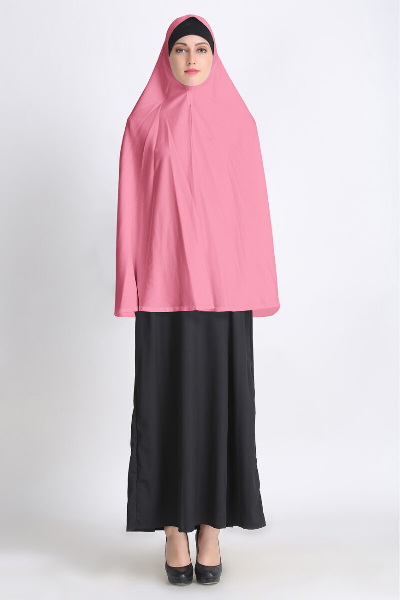 Pink Namaz Prayer Khimar