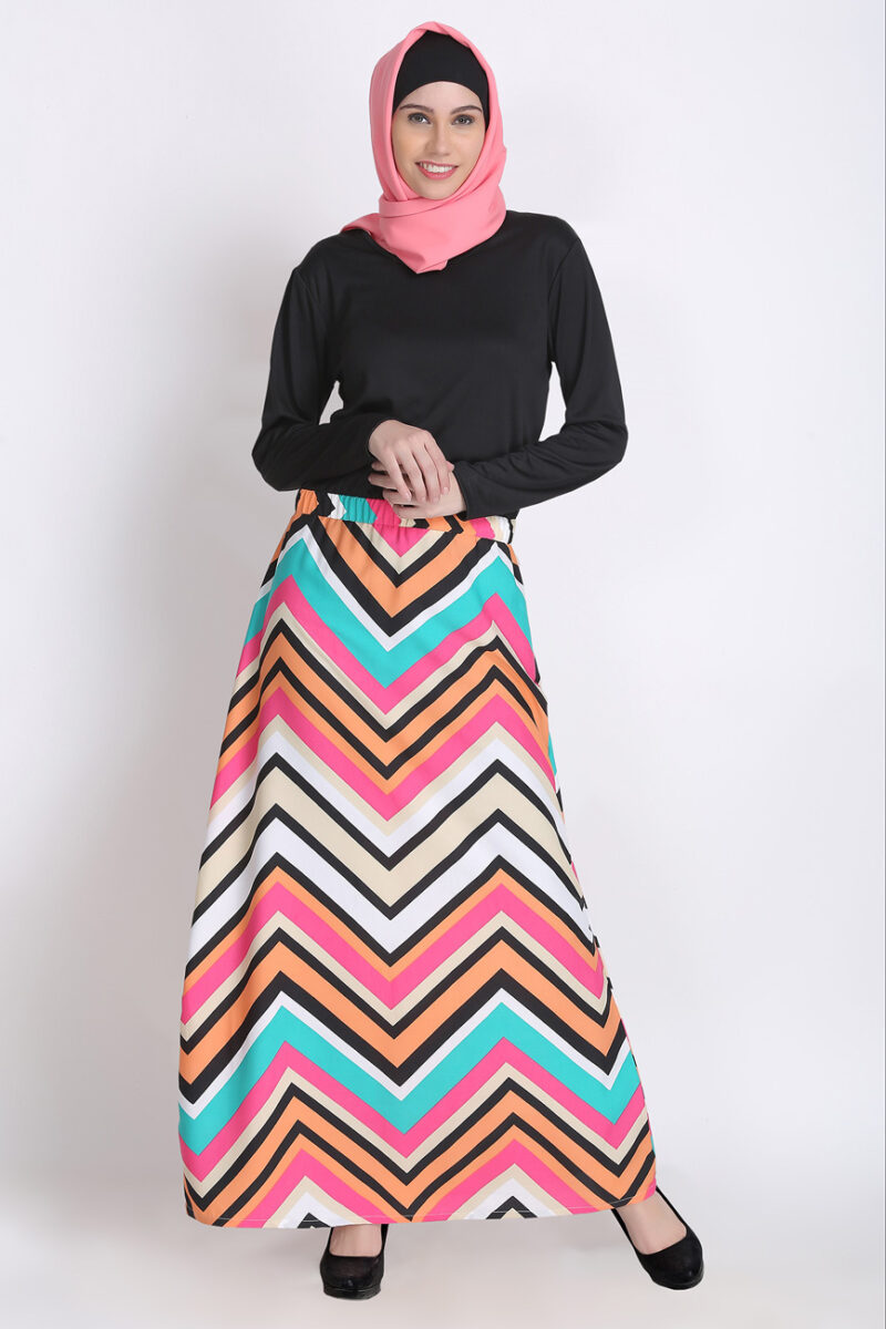 Designer Black Multi Color Abaya