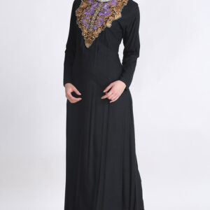 adaah-eid-golden-floral-embroidered-black-abaya-dress