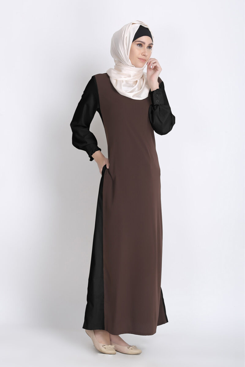 uff-cuff-samira-abaya-brown-black