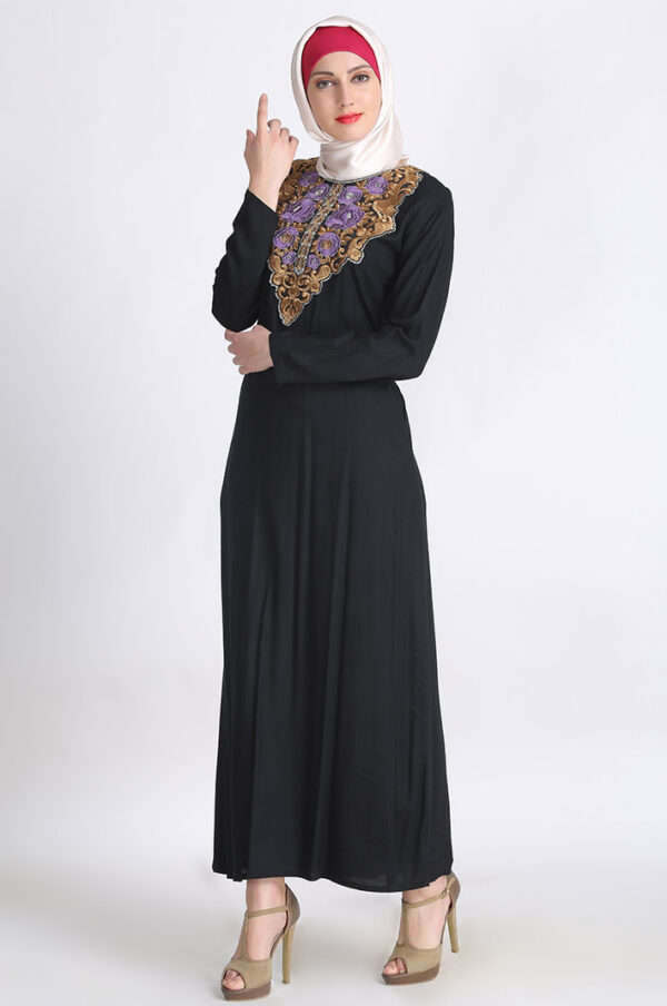 adaah-eid-golden-floral-embroidered-black-abaya