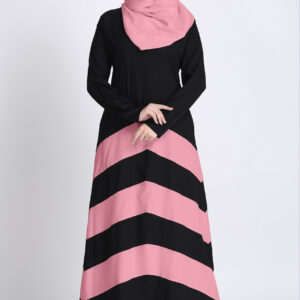 chevron-stripe-pink-abaya-maxidress.html