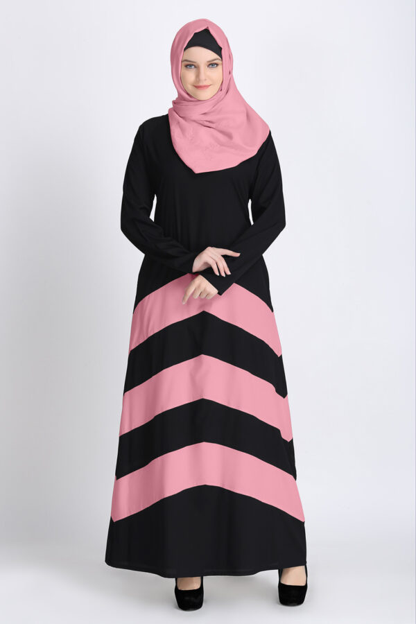 chevron-stripe-pink-abaya-maxidress.html