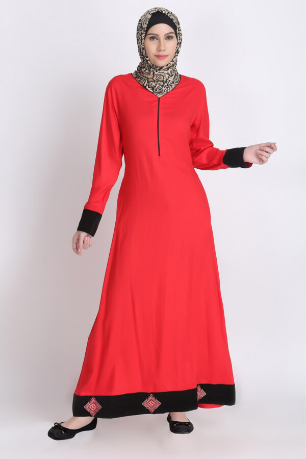 Elegant-Fancy-Red-Black-Velevt-Lace-Abaya-B.jpg
