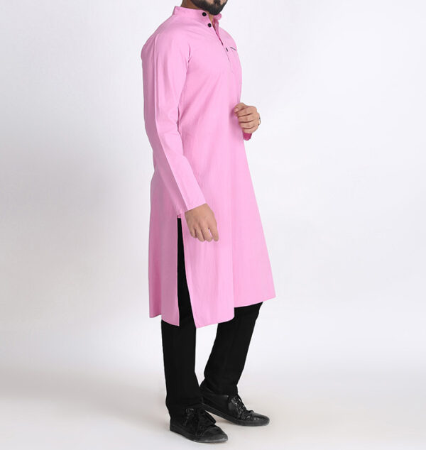 Ibrahim-pink-cotton-mens-eid-ramadan-kurta