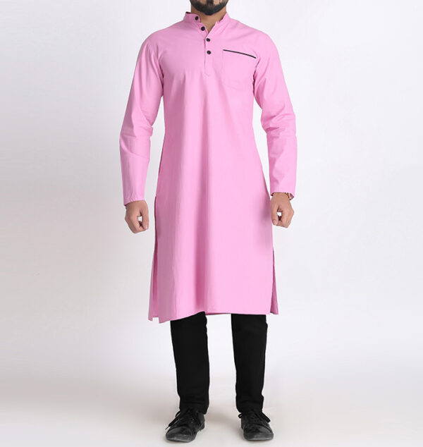 Ibrahim-pink-cotton-mens-kurta