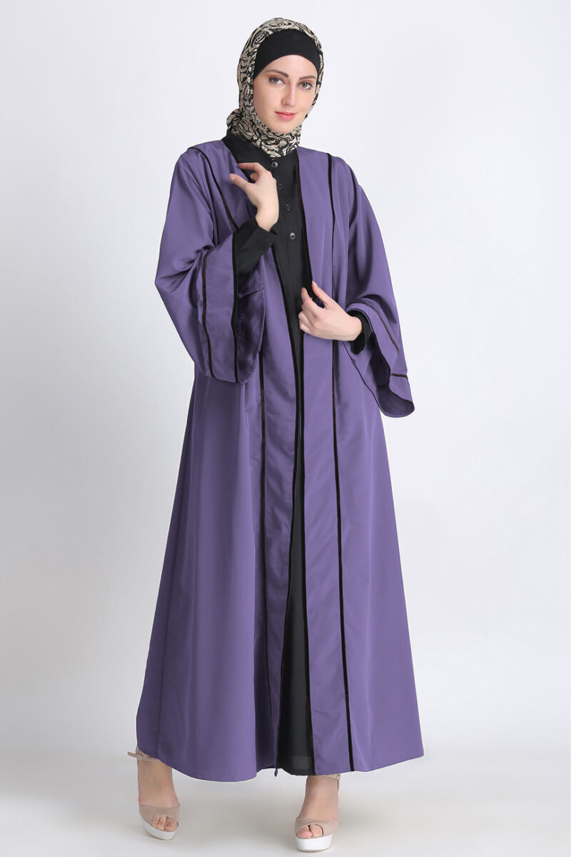 Everyday Stylish Purple Brown Lace Shrug