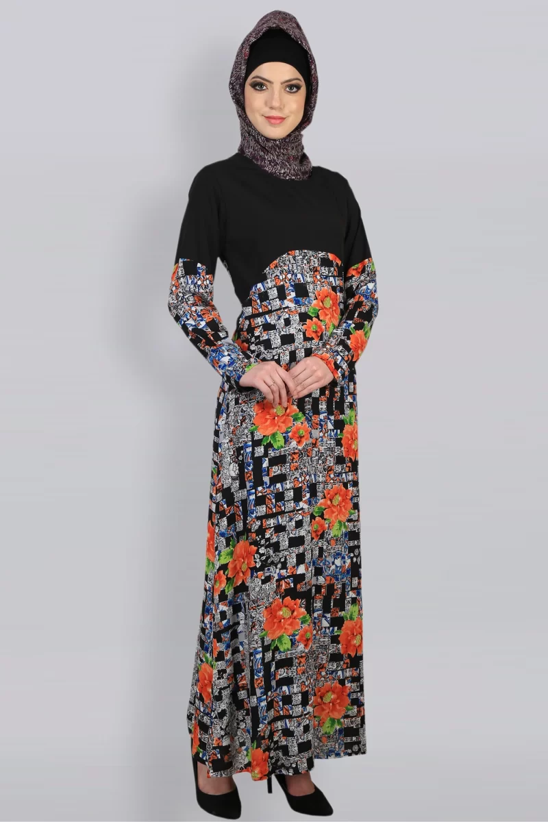 Fancy Designer Print Abaya