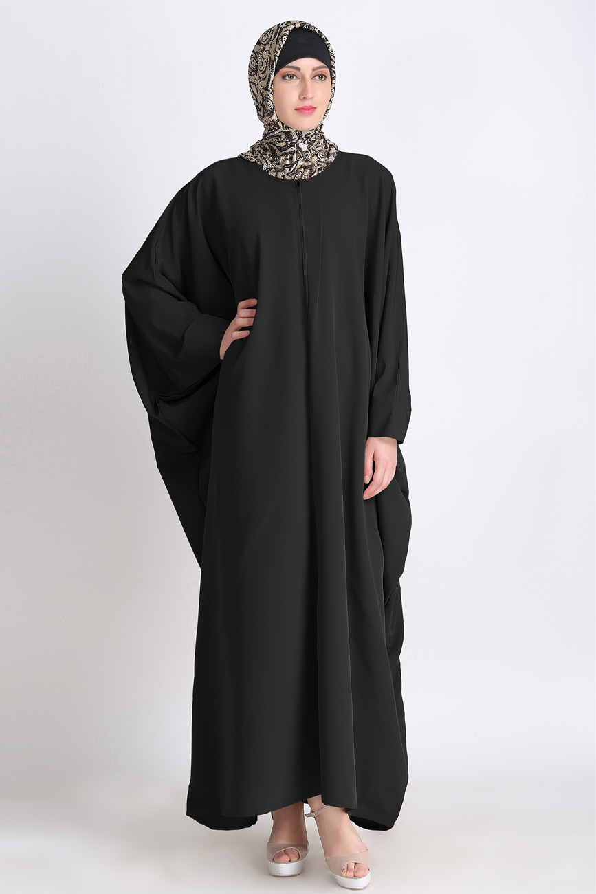 Black Kimono Abaya Kaftan – Modest Islamic clothing Shopping Website