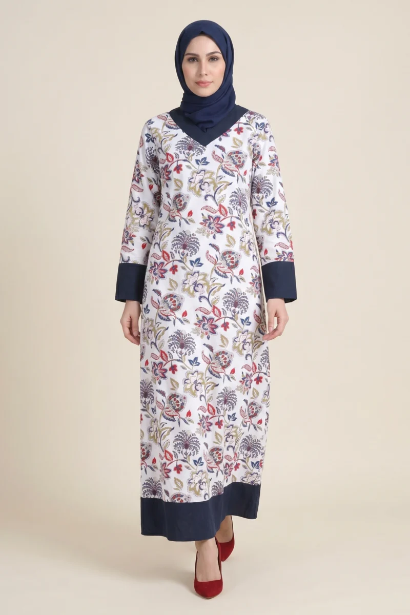Fiza Cotton Print Abaya