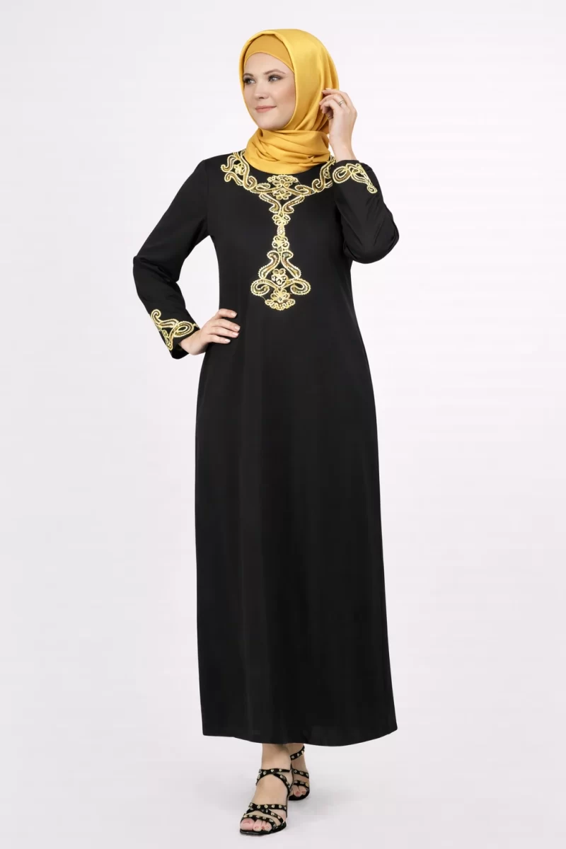 GULSHAN BLACK ABAYA