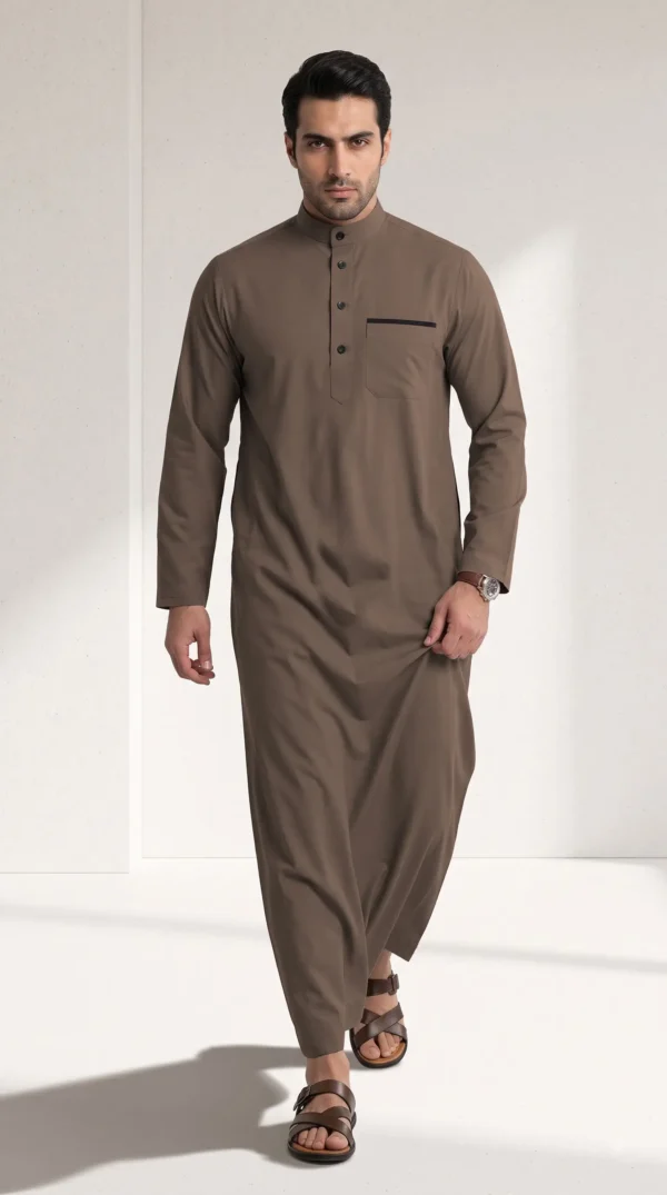 SAUDI ARABIAN THOBES : SAND GREY
