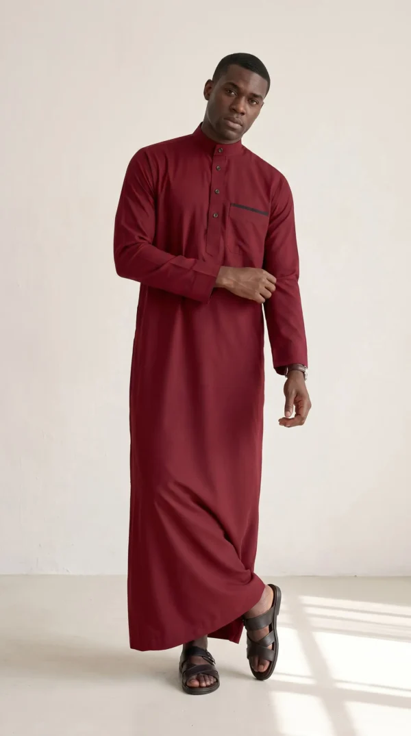 Saudi Arabian Thobes : Maroon