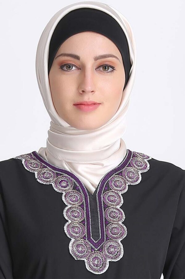 black-purple-neck-embroidery-eid-abaya-dress