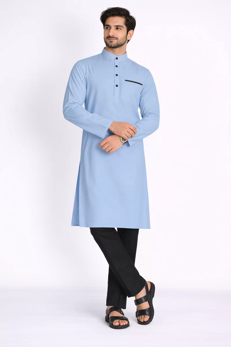 Naseem Mens Ramadan Kurta Sky Blue