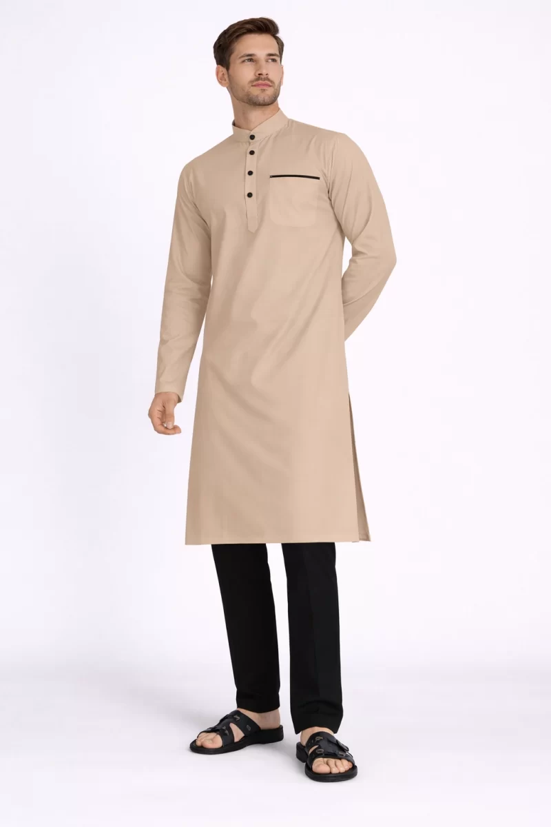 Naseem Mens Ramadan Sand Kurta