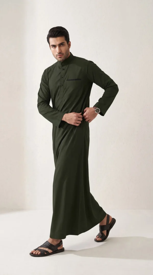 Saudi Arabian Thobes : Olive