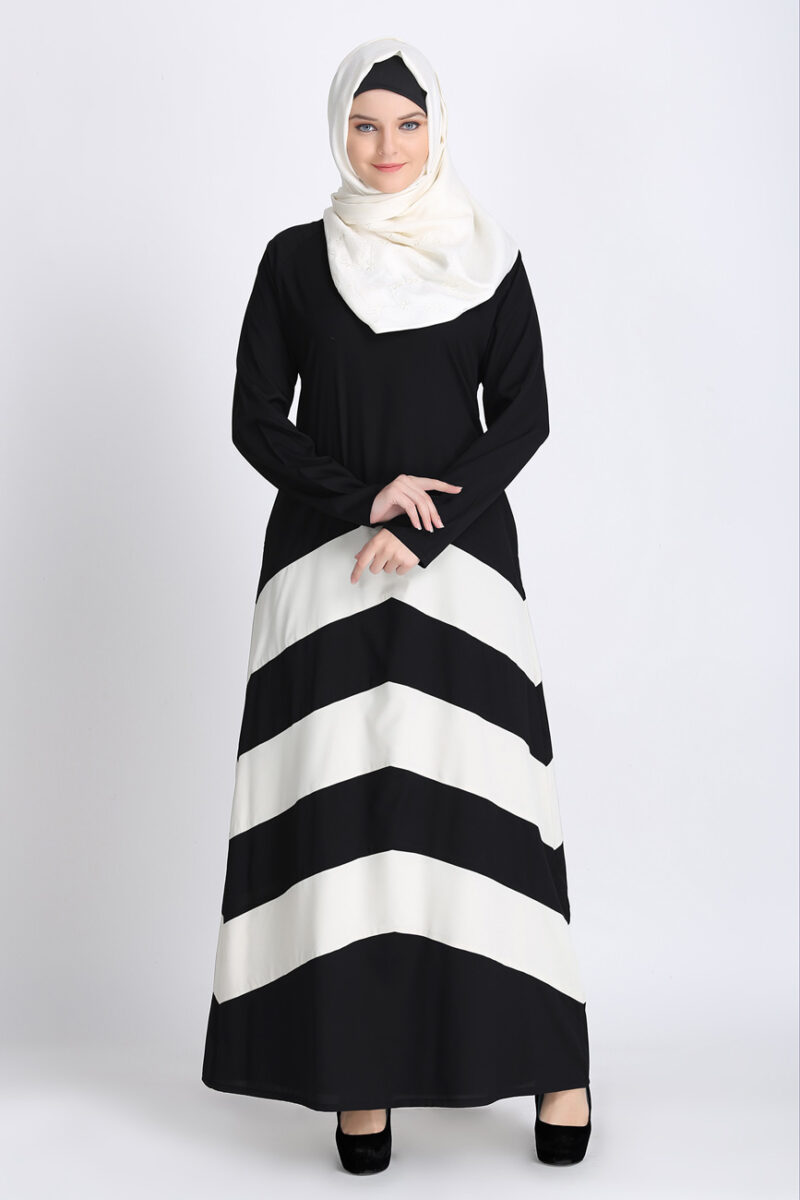 chevron-stripe-offwhite-abaya-maxidress.html