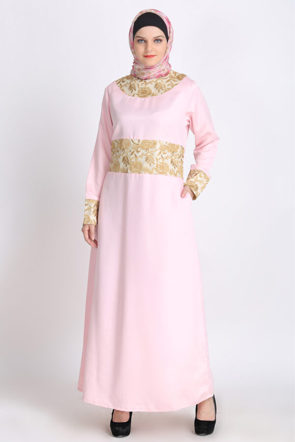 Pretty-Modest-Embroidery-Golden-Lace-Pink-Abaya-B.jpg