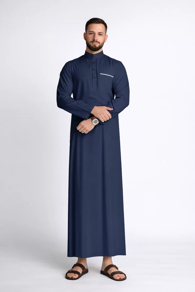 Saudi Arabian Thobes Navy Blue