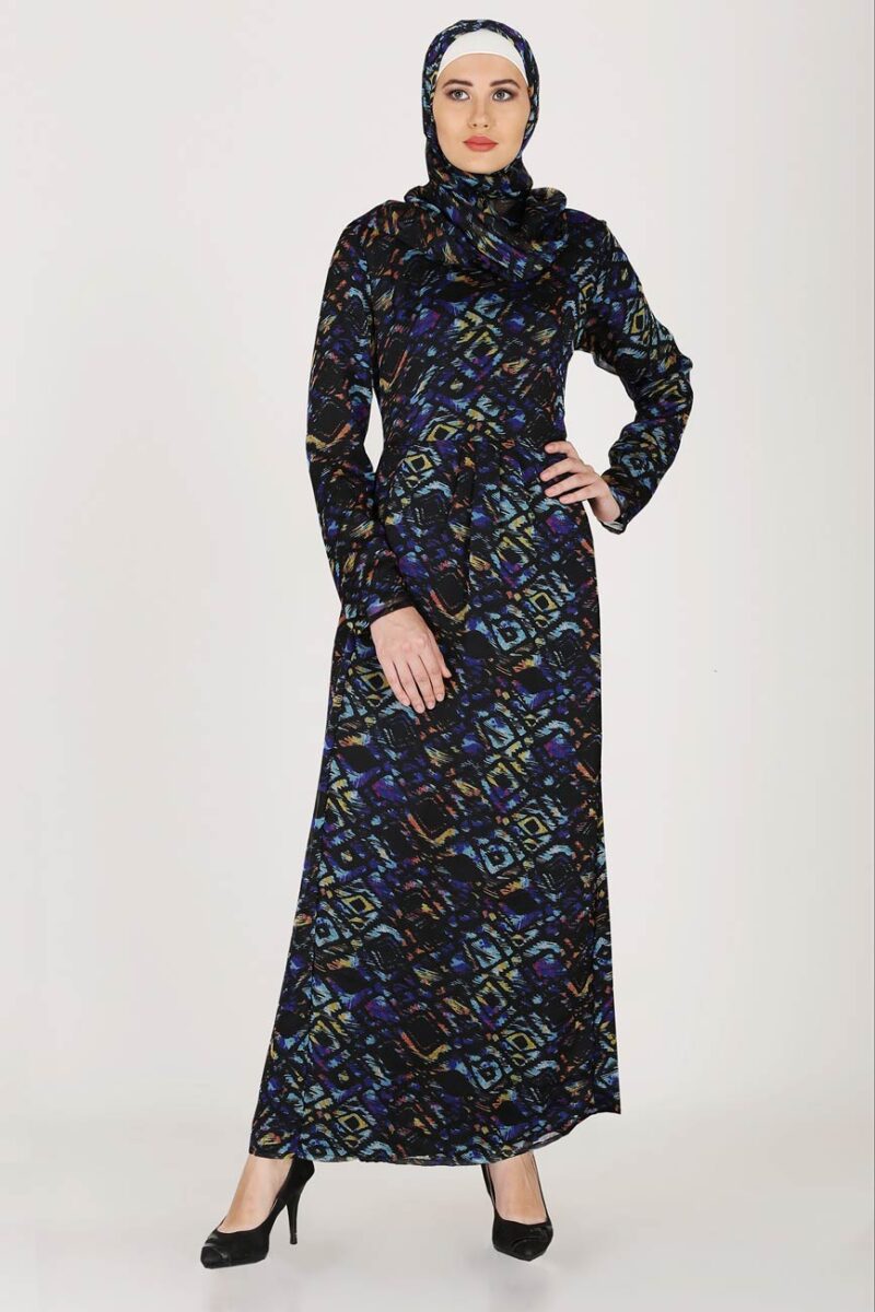 Stunning muslim print abaya