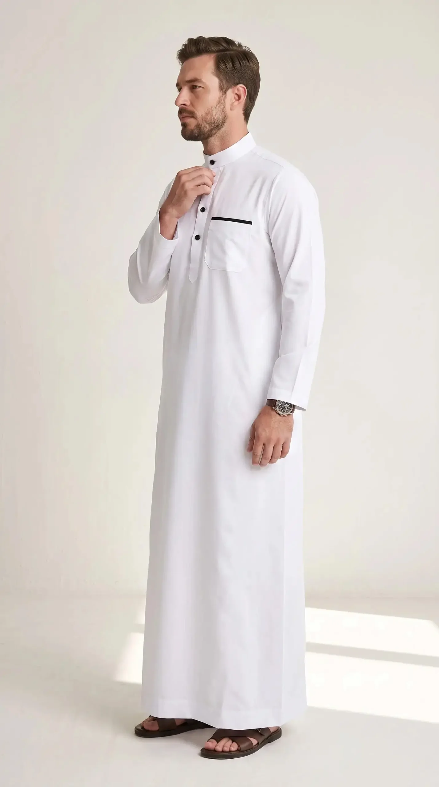 Saudi Arabian Thobes : White - Image 4