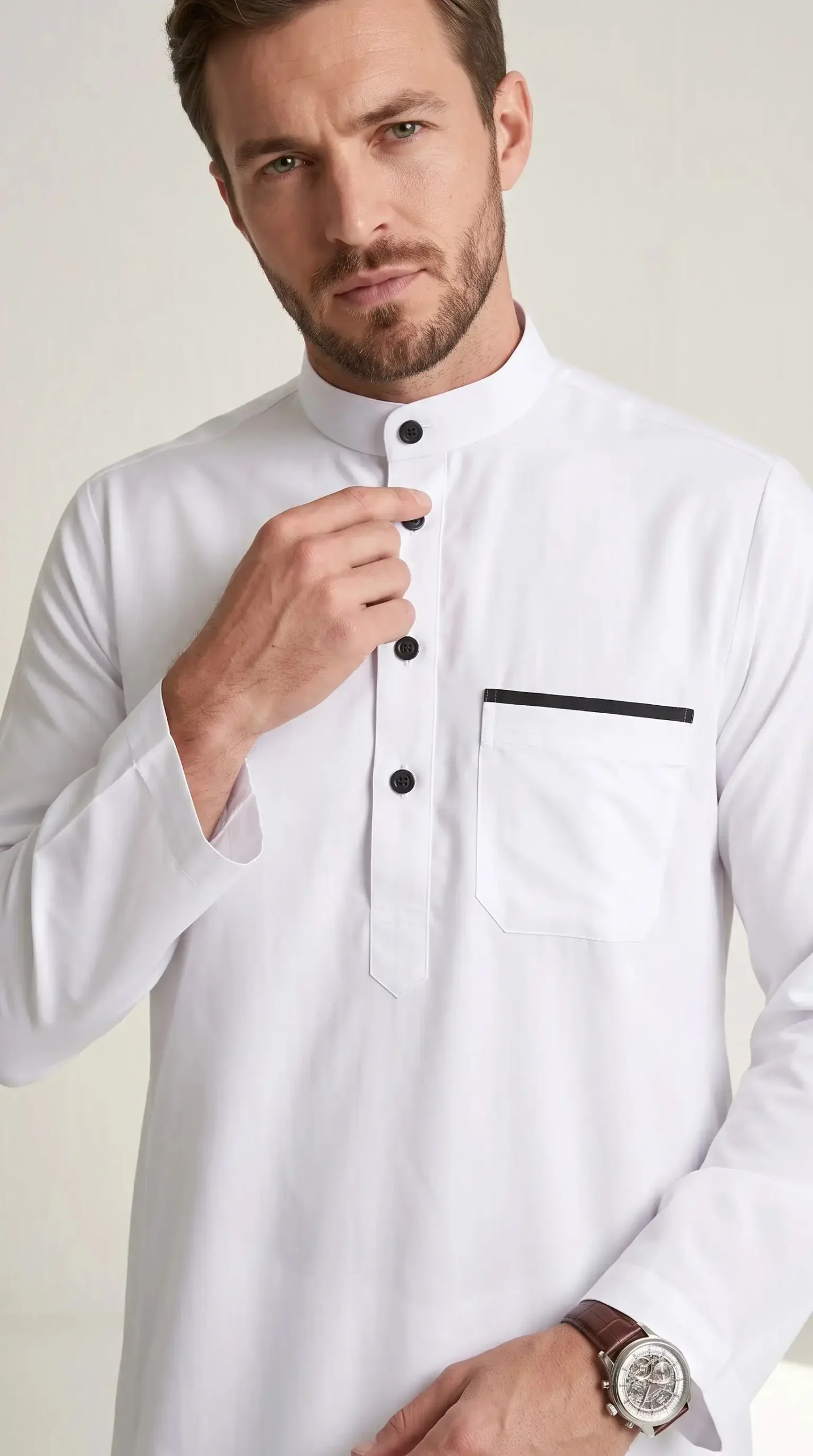 Saudi Arabian Thobes : White - Image 3