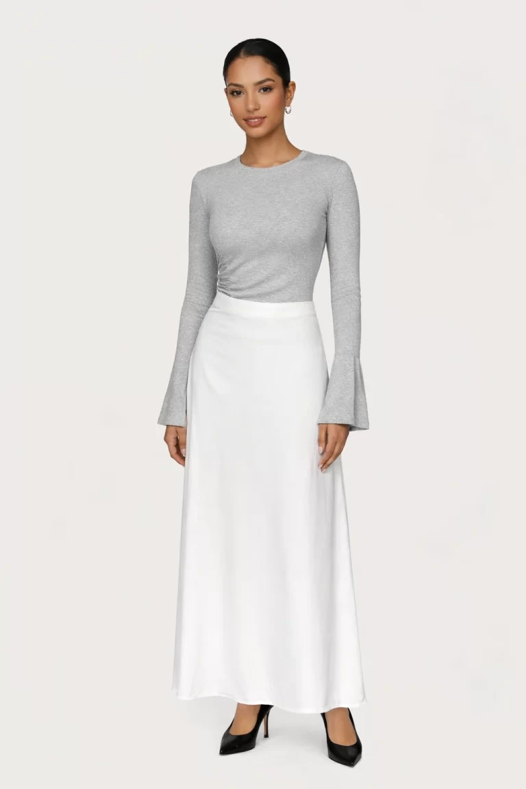 Aidah Skirt : White