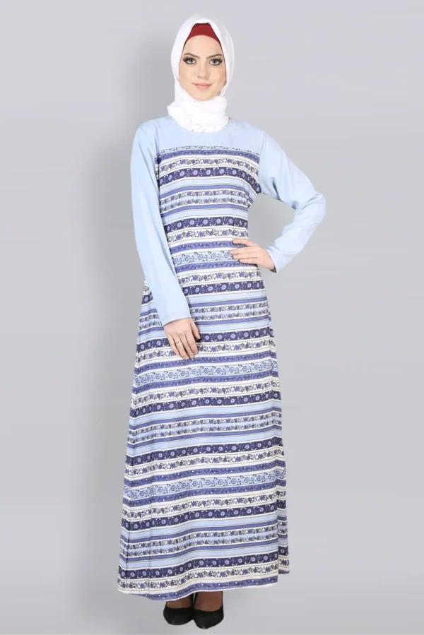 GREEK SKY BLUE ABAYA