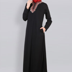 block-red-neck-embroidery-abaya