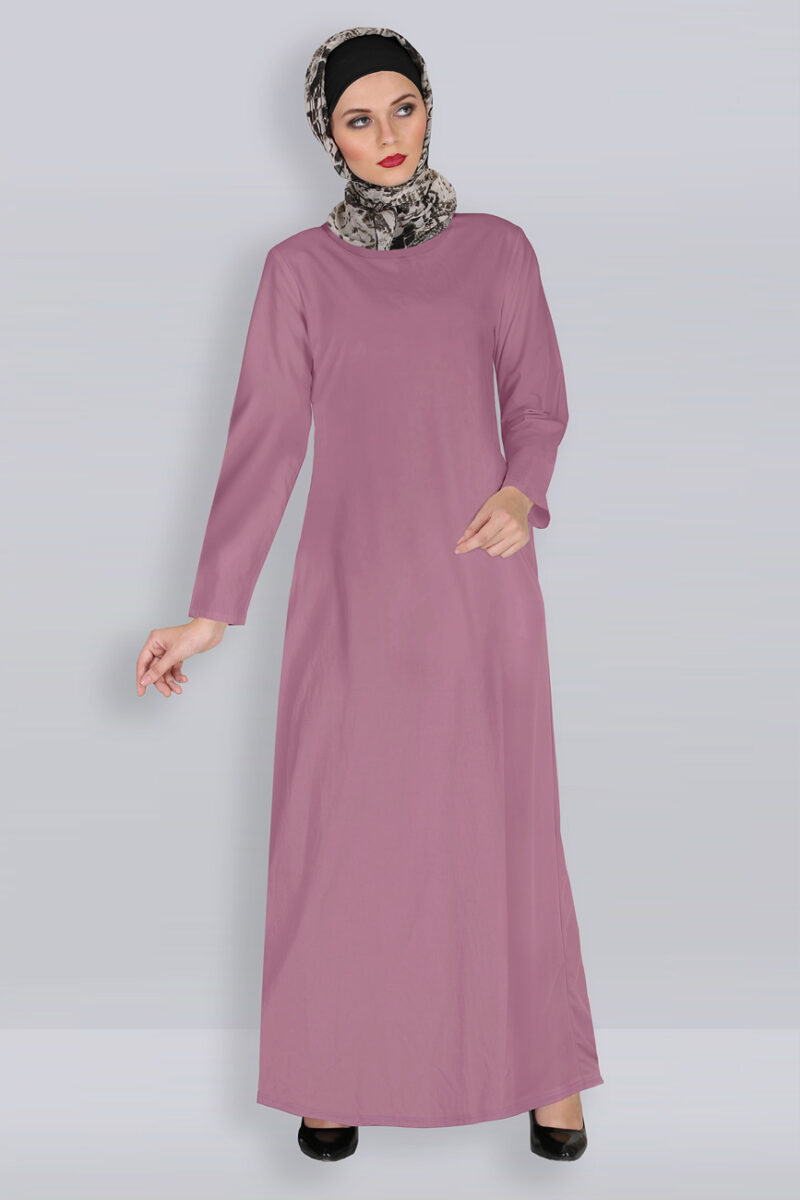 beautiful unique pink knit abaya