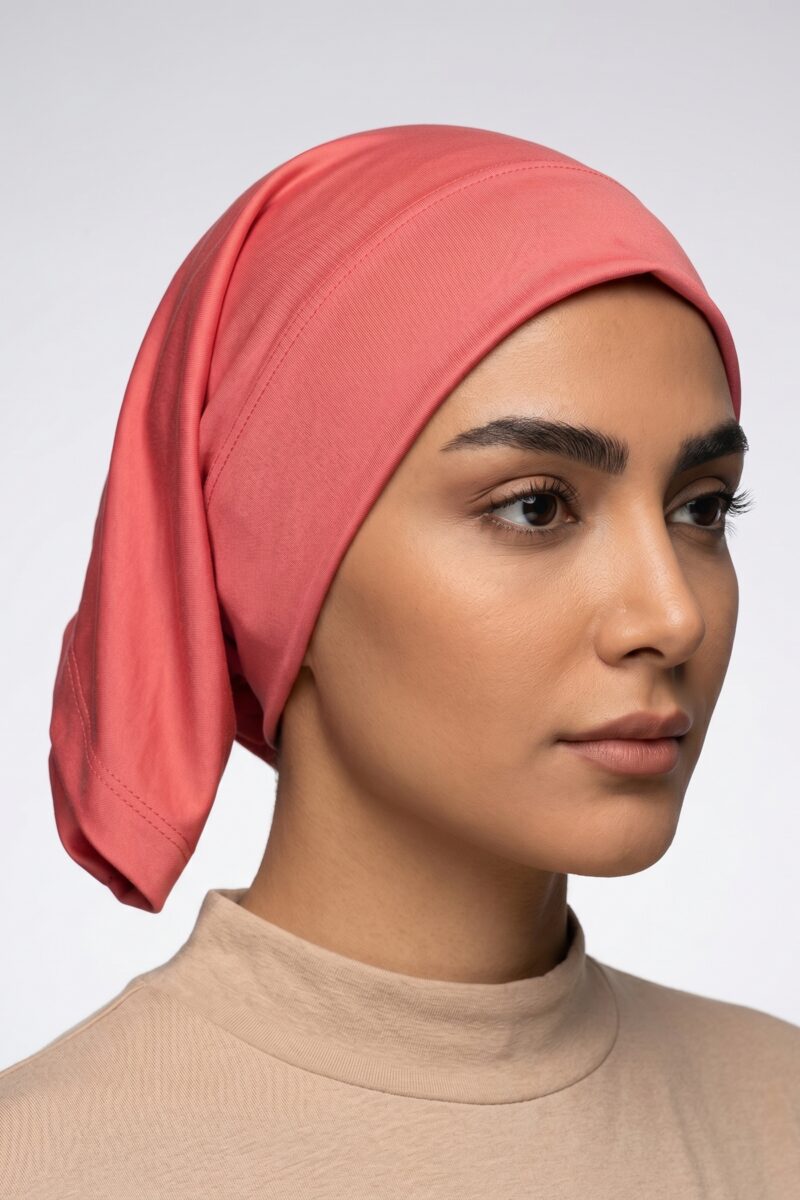 bonnet Cap Under pink Hijab