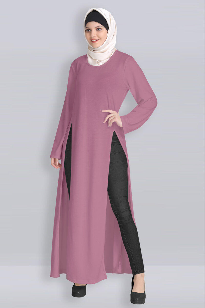 designer trendy elegant egyptian-bi slit abaya