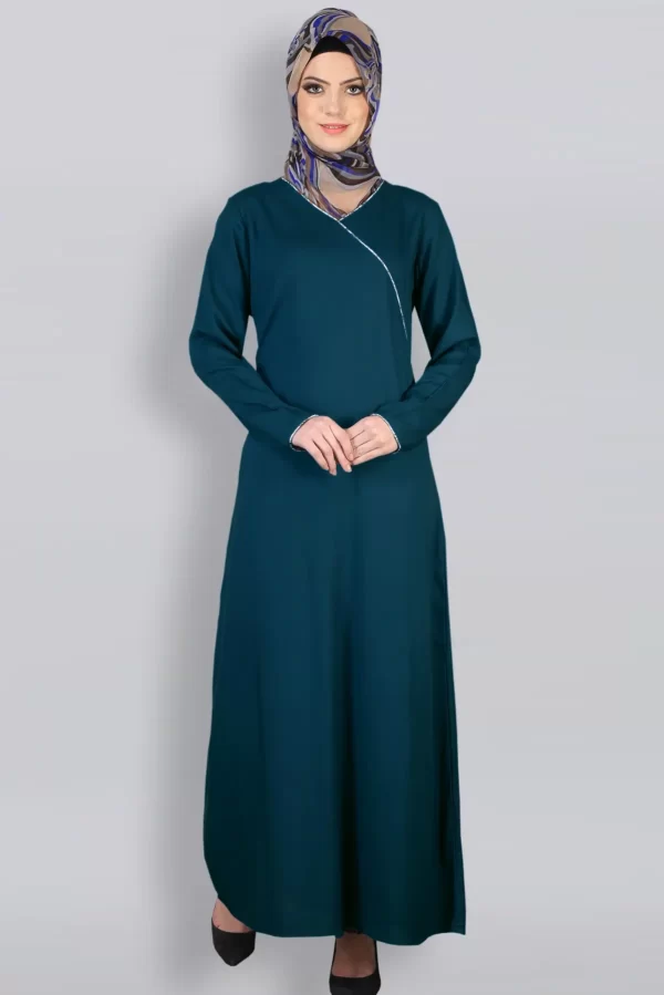 ELEGANT PIPING RAYON ABAYA