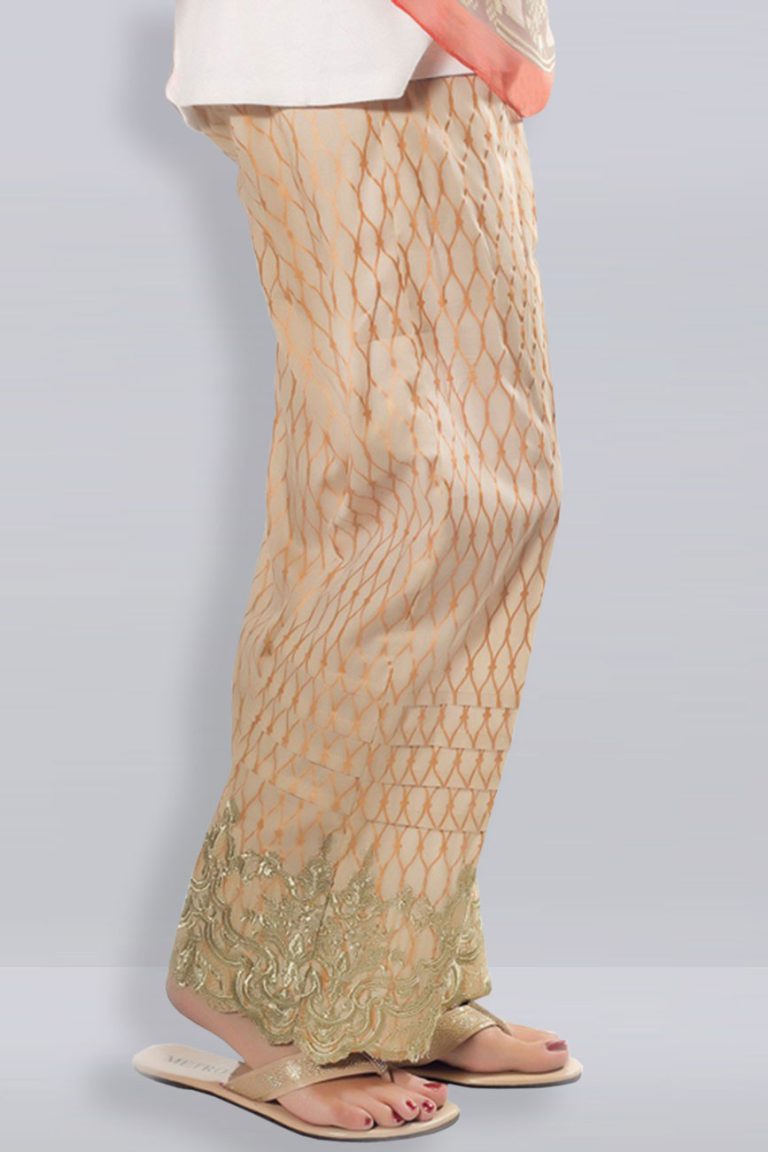 Layered Embroidered -  Designer Lala Fantaisie Trouser