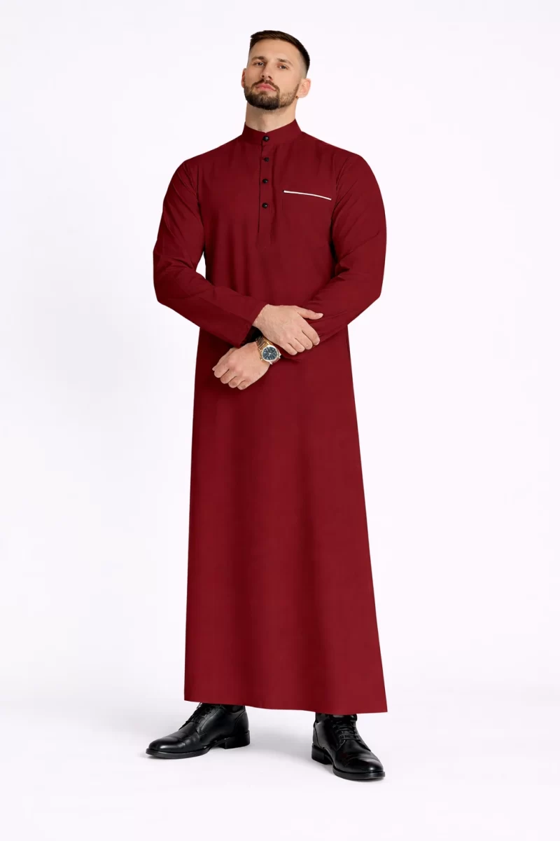 Maroon Saudi Arabian Thobes