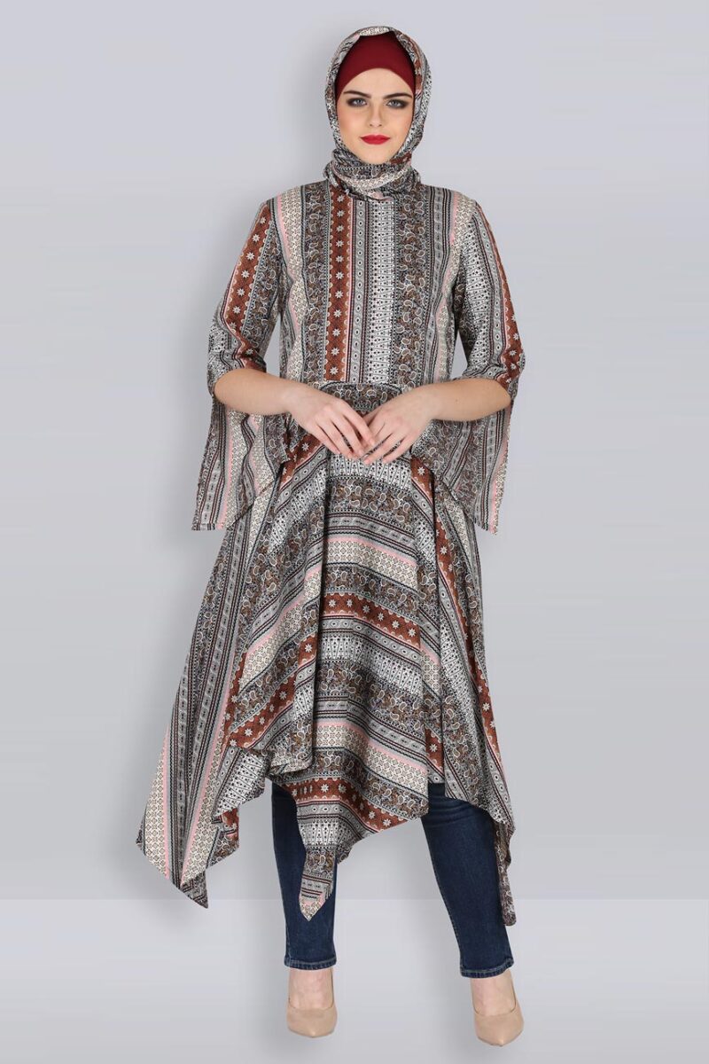 Ruffled Dress Womenโs Tunic