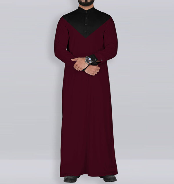 abdullah-mens-ramadan-eid-dishdasha-purple-black-thobe