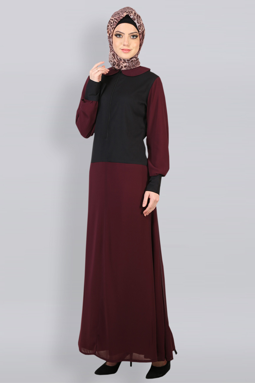 PETER PAN ZIPPER ABAYA - Modest Islamic clothing Shopping Website