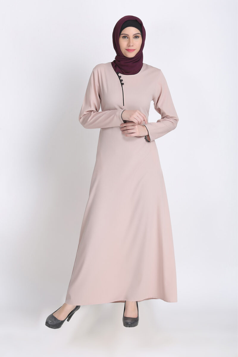 shoulder-button-beige-abaya.html