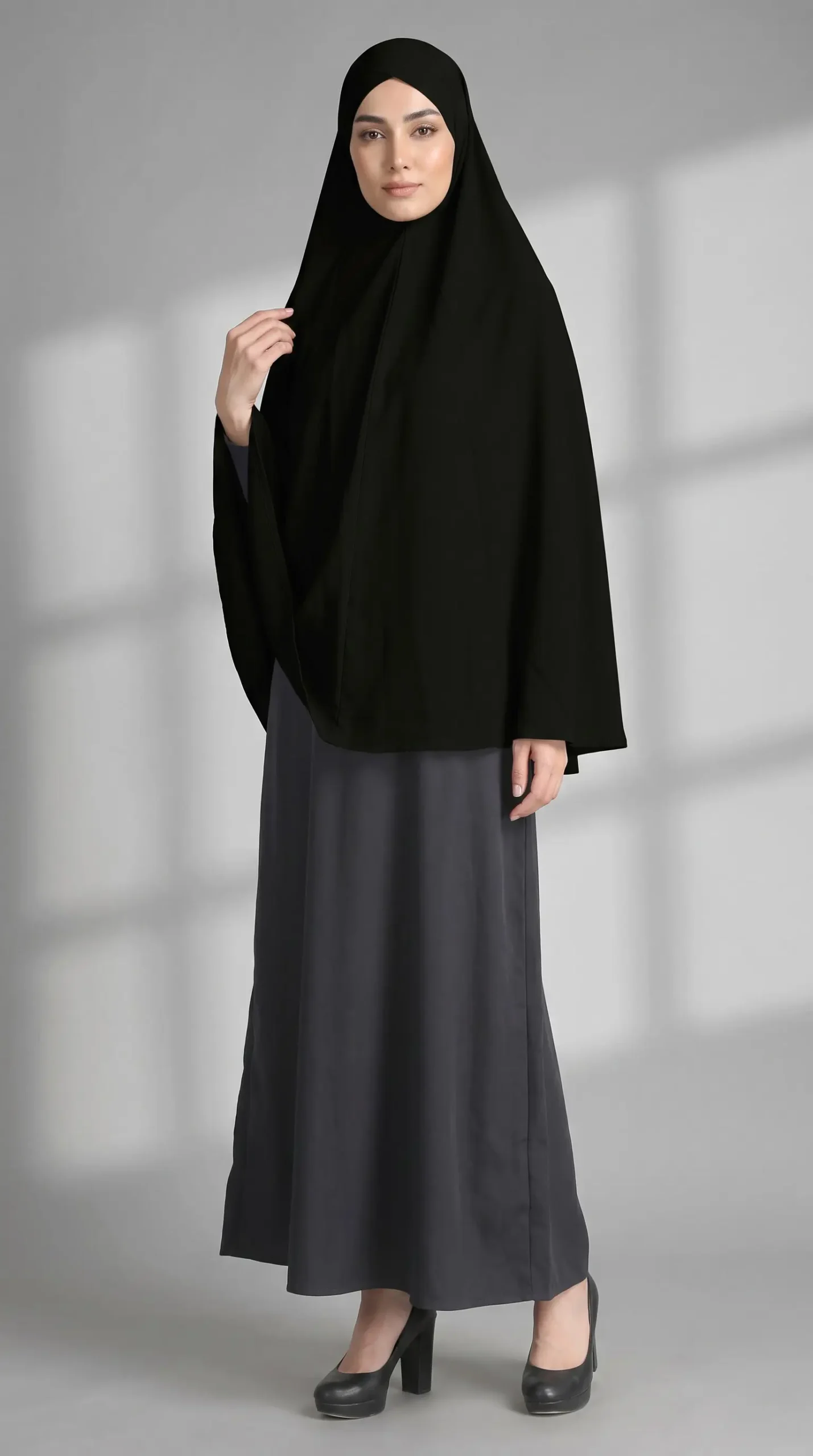 Olive Green Namaz Prayer Khimar - Image 2